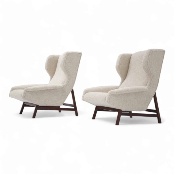 Gianfranco Frattini Model 877 Armchairs, for Cassina.