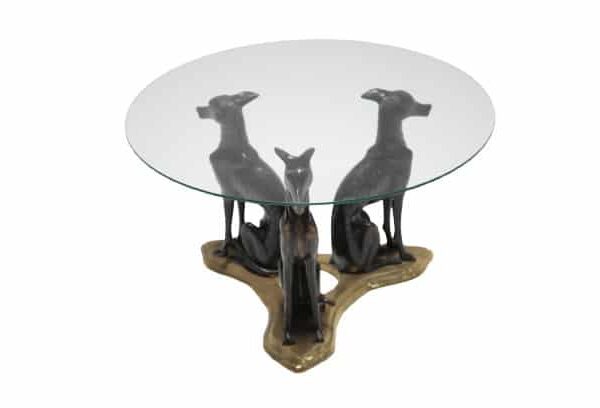 Mid Century Whippet Side or Coffee Table by Maitland Smith, USA, 1970s.